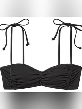 S VS Swim Ruched Bralette Bikini Top Tropical Island Getaway